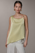 SLEEVELESS ASYMMETRIC BEAD TANK