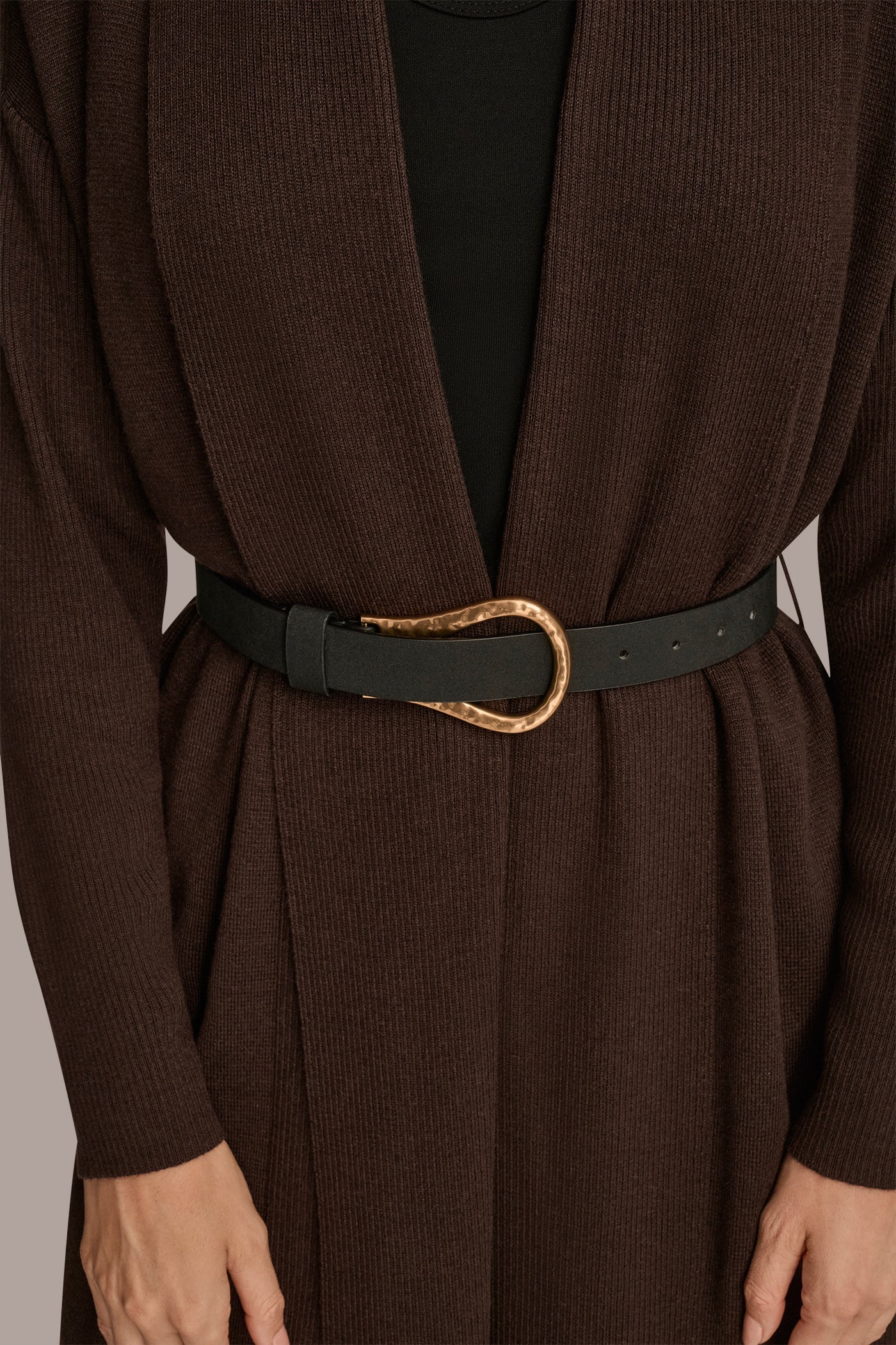 V-NECK LONG CARDIGAN