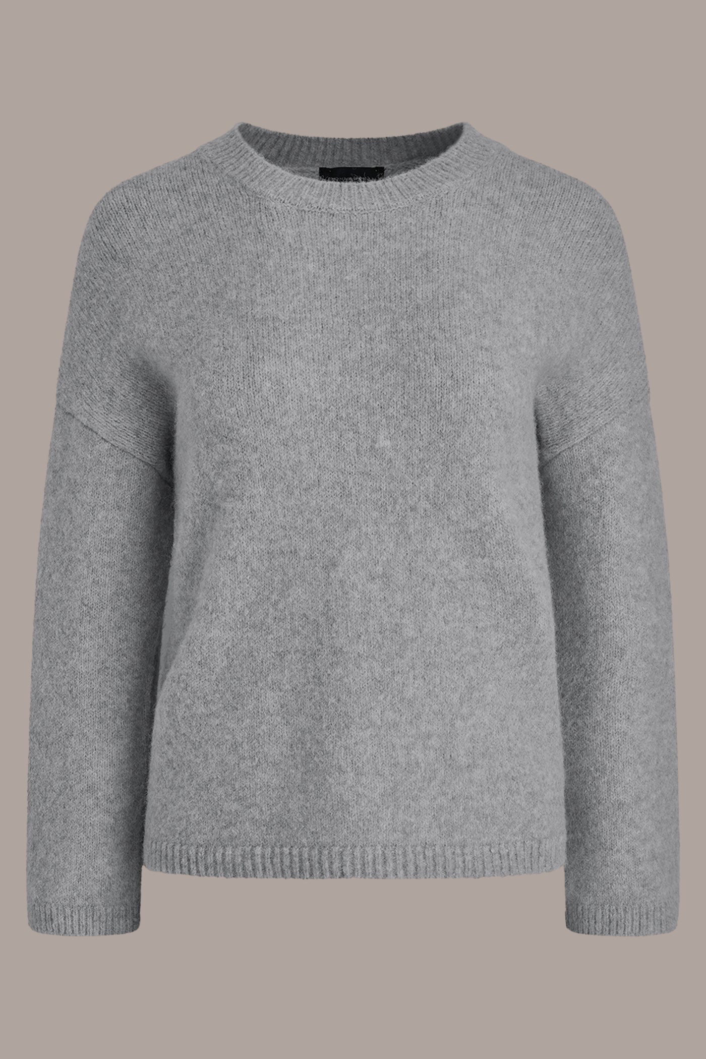 OVERSIZED LONG SLEEVE CREW-NECK SWEATER