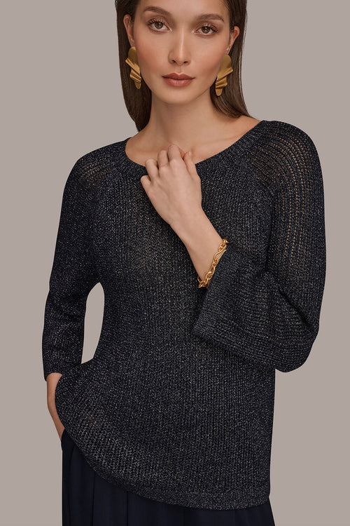 BOAT NECK DOLMAN SWEATER
