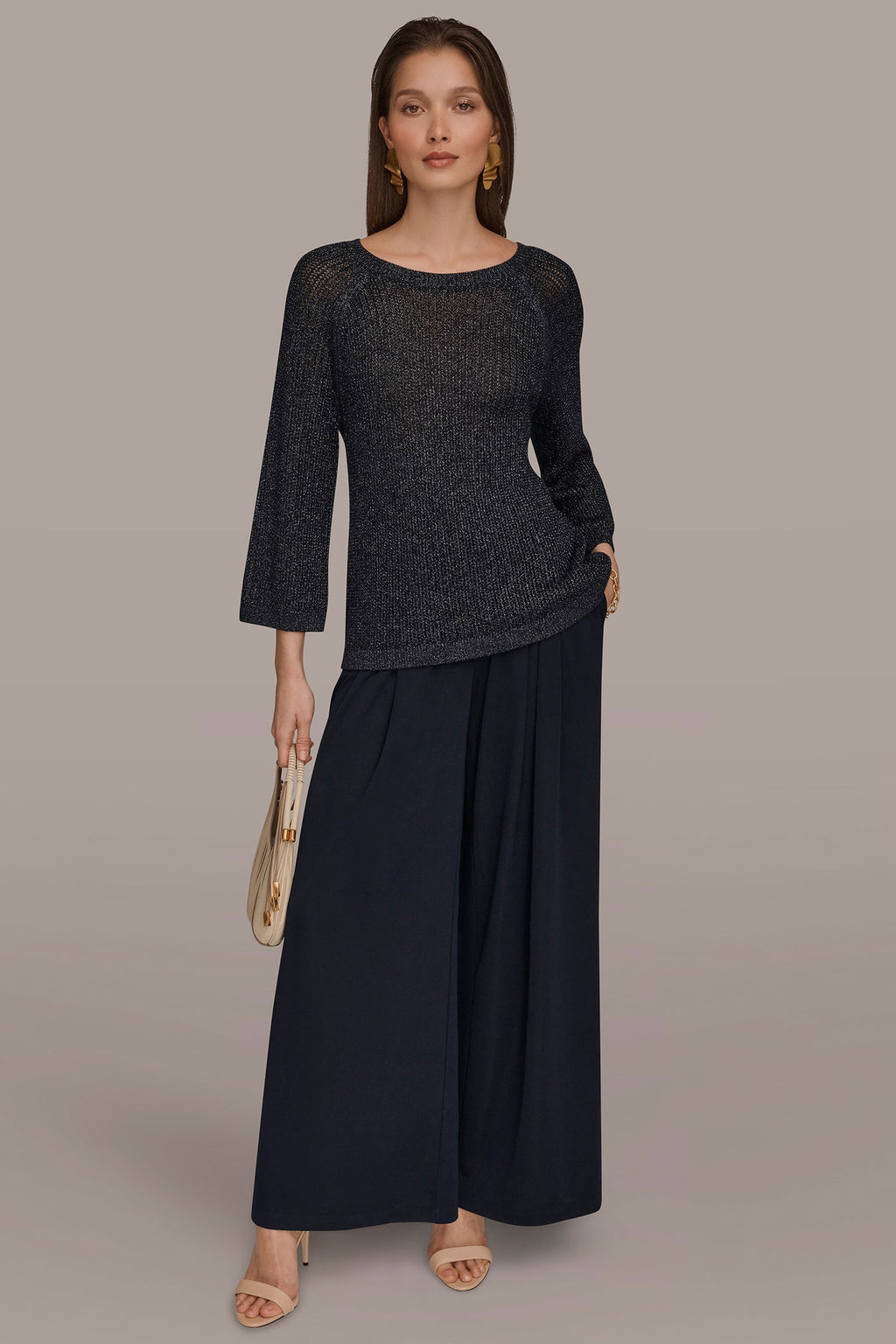 BOAT NECK DOLMAN SWEATER