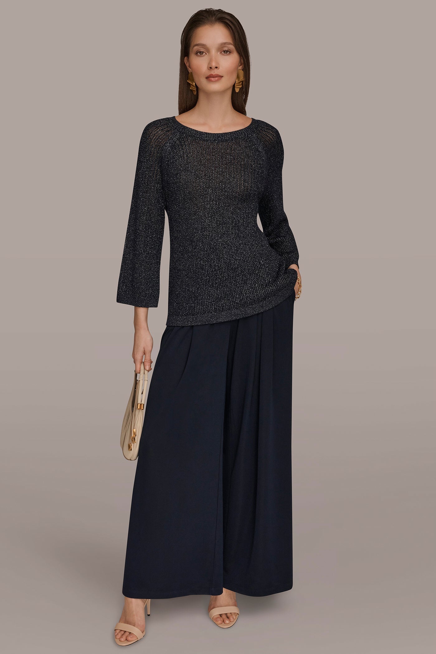 BOAT NECK DOLMAN SWEATER