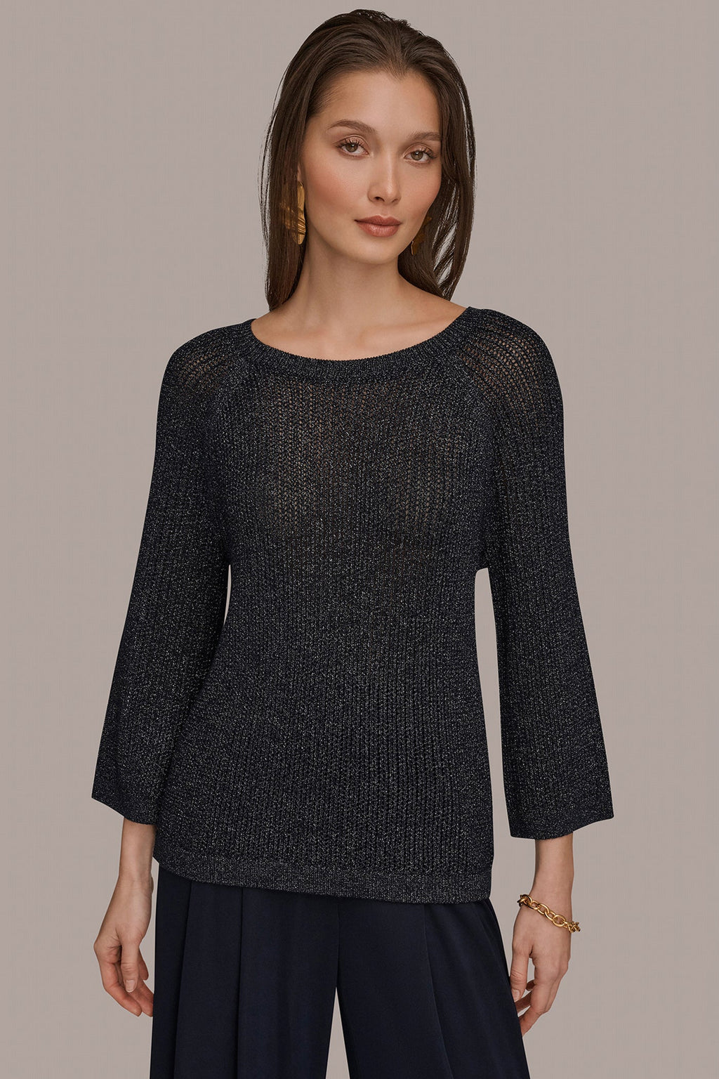 BOAT NECK DOLMAN SWEATER