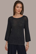 BOAT NECK DOLMAN SWEATER
