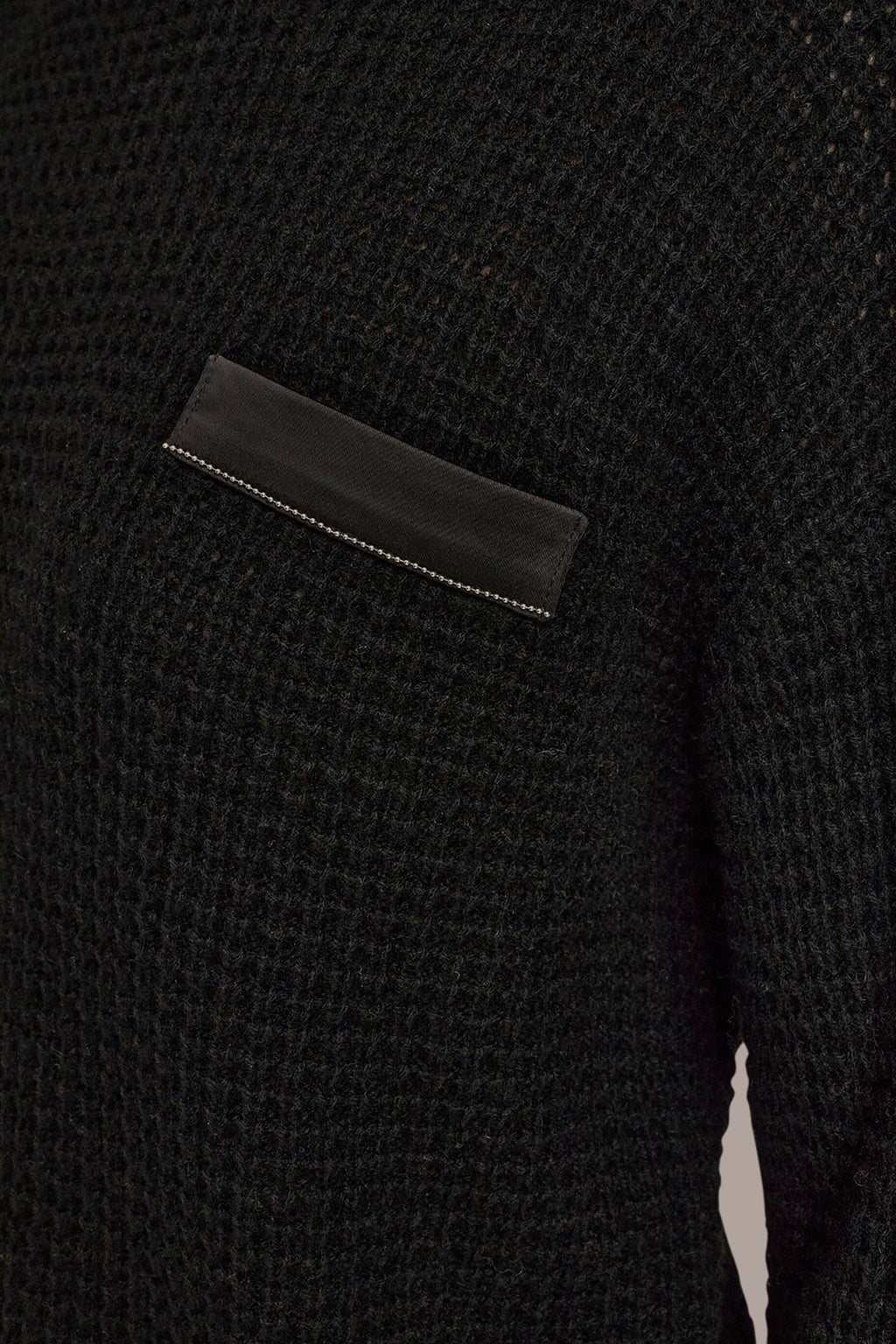 WOOL AND CASHMERE-BLEND POCKET SWEATER